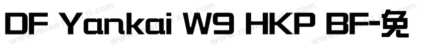 DF Yankai W9 HKP BF字体转换